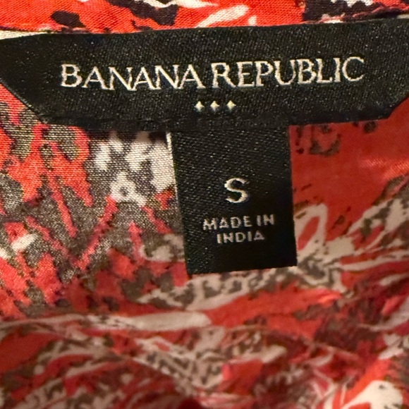 Banana Republic Women's Sz S Spaghetti Strap Red Romper With Pockets - Picture 2 of 6